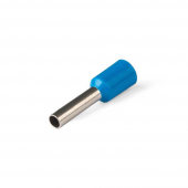 LD405-258 Синий наконечник штыревой втулочный изолированный НШВИ 2,5-8 (DIY упаковка 25 шт) 