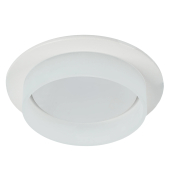 DL509 Светильник потолочный встраиваемый 15W 230V GX53 белый