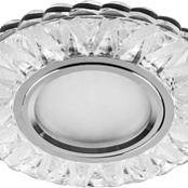 CD930 с белой LED подсветко MR16 G5.3 прозрачный хром.