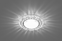 CD4023 20LED*2835 SMD 4000K, 11W GX53, прозрачный, хром, без лампы