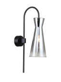 Светильник декоративный LB 9473/1 Анель Черный Е14 40W 190х90х350мм