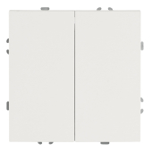 RSW10-5104-01ZK Выключатель 2-клавишный (механизм),СЗК,250В,10А,белый фарфор