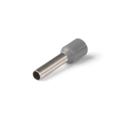 LD405-409 (DIY упаковка 25 шт) Серый наконечник штыревой втулочный изолированный 4-9