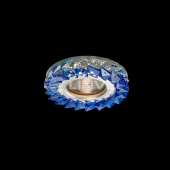 Светильник декоративный V 723 Miror/Clear Blue 220V/12V 35W G5.3
