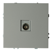 RST00-5108-10 Розетка телевизионная 1-местная (механизм), 75 Ом,5-862МГц, платиново-серый.