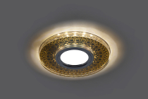 CD981 прозрачный золото MR16 50W G5.3 12V с LED подсветкой