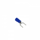 LD404-254 Синий наконечник вилочный изолированный НВИ 2,5-4 (DIY упаковка 10 шт)