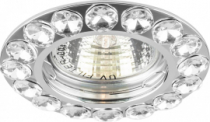 DL201-C MR16 MAX50W 12V G5.3, прозрачный, хром