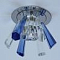 CDY06 CHR/BL+WH G5.3 с декоративным стеклом