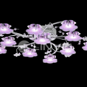 LV 8530/11 Хром/LED красный+синий/смена цвета