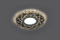 CD983 прозрачный хром MR16 50W G5.3 12V с LED подсветкой