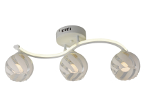 MS 9275/3 Канди Белый E27 60W с LED подсветкой