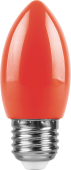 LB-376 1W E27 230V Красный свеча