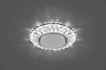 CD4026 20LED*2835 SMD 4000K, 11W GX53, без лампы, прозрачный, хром 