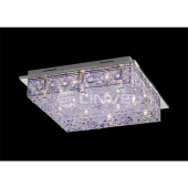 Светильник декоративный LV 8238/12 CH G4 12V*20W  пульт L50 W50 H15/LED фиолетовый