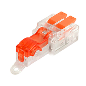 LD503-2-10 (упаковка 10 шт) Зажим прокалывающий ЗПО 0,75-1 мм2 c ответв.клеммой LD219 на 2 выход