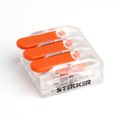 LD221-613 (упак 50 шт)клемма 3-проводная STEKKER