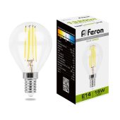 LB-515 15W 230V E14 4000K филамент G45 прозрачный 