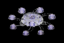 Светильник декоративный MD 4973/9(LV8047/9) 12Vx20W G4 L43 W43 H18/LED голубая