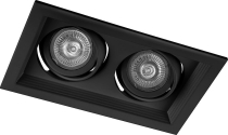 DLT202 2х50W 12V MR16 G5.3 черный