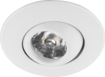 LN006 1W 70Lm, 4000K, Белый, встраиваемый, поворотный