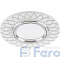 CD992 15LED*2835,SMD,4000K,MR16,50W,G5.3, матовый белый, хром