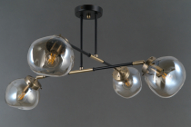 LV 9368/4 Араука Чёрный/бронза Е14 max.5W Led Ø640 H350мм