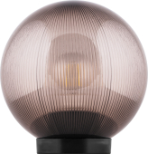 НТУ 02-60-255 шар E27 60W 230V IP44 призма дымчатый Ø250мм