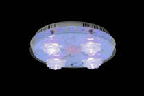LV 8534/4 Хром/LED красный+синий/смена цвета