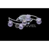 Светильник декоративный LV 8527/5 Хром/LED синий+белый