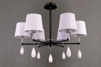 LV 9222/6 Лена  Черный/хром E14 40W  Ø620 H510мм