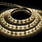 LS607, 60SMD(5050)/m 14.4W/m 12V 5m теплый белый на белом с драйвером ДЕМО-УПАКОВКА