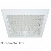 AL184 100 LED 9W светильник накладной со светодиодами, с датчиком освещенности, белый