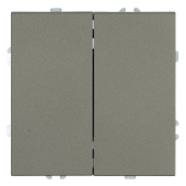 RSW10-5104-09 Выключатель 2-клавишный(механизм),250В,10А,антрацит