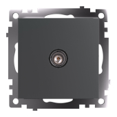 GLS00-7108-06 графит Розетка телевизионная 1-местная (механизм)