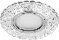 CD939 15LED*2835 SMD 4000K MR16 50W G5.3 прозрачный, хром
