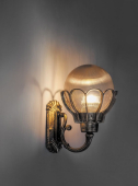 PL5051 100W 230V E27, IP44 черное золото