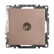 GLS00-7108-02 Розетка шампань телевизионная 1-местная 75 Ом 5-862МГц