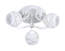 MS 9273/3 Джоди Белый E27 60W с LED подсветкой