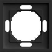 PFR00-5001-05 Рамка 1-местная,черный уголь.