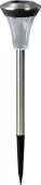 ST310A на солнечной батарее, 1 белый LED, металлик, 7*7*33.9 упаковка 2 шт