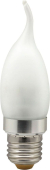 LB-71 6LED(3.5W) 230V E27 2700K матовая хром свеча на ветру