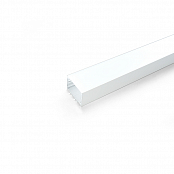 CAB257 алюминиевый профиль накладной "Линии света"(50*35), белый, 2м