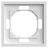 PFR00-5001-01 Рамка 1-местная,белый фарфор.