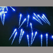 CL36 6V 80 LED белый, 10 LED/1колба, 2.1 м, 1.2W, 41mA, с конт и  6V-адаптером, IP20, шнур 3м 0.