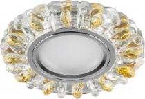 CD914 15LED*2835 SMD 4000K, MR16 50W G5.3 прозрачный-желтый, хром