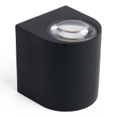 DH052 Черный 6W 3000К 230V/50Гц 400Lm IP54 на стену 55*55*65мм