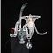 Бра DZ 81072-1 Clear E14 60W W380mm D345mm H435mm