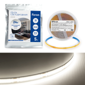 LS530 512SMD(2110)/м 12Вт/м 24V IP20 4000К 5000*10*1.8мм 