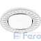 CD9913 с белой LED подсветкой потолочный GX53 без лампы, матовый белый, хром 